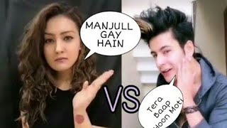 Manjull Fight With Aashika Bhatia And Breakup Details Of Manjull And Aashikha Fight