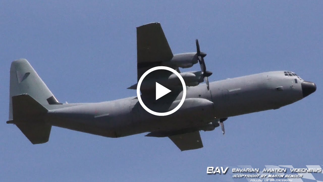 Lockheed C-130J-30 Super Hercules - Italian Air Force MM62191 - departure from Lechfeld Air Base
