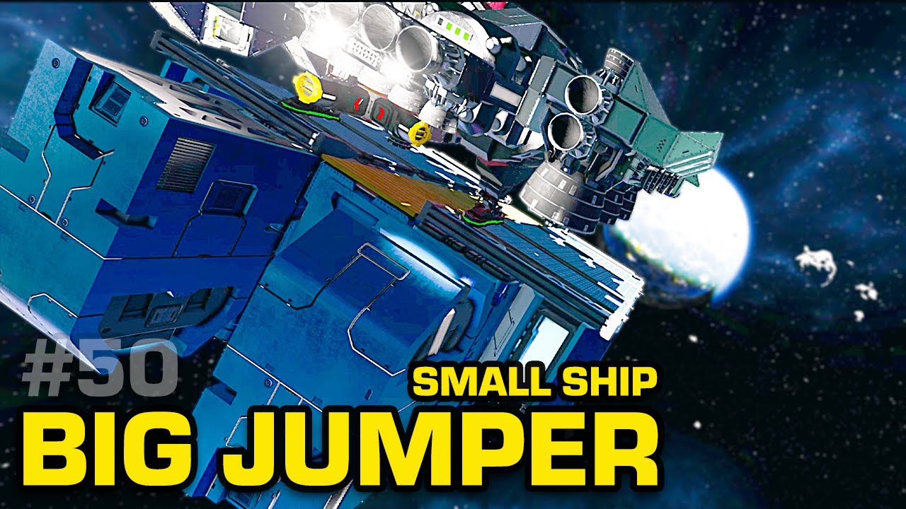 Space Engineers - Falcon Gets a Jump Drive (No Jetpack Survival) - YouTube