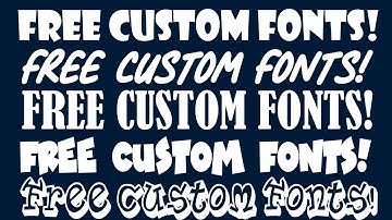 Download & Install Custom Fonts for Free