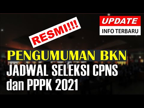 Info Terbaru Jadwal Pendaftaran CPNS PPPK 2021 dari BKN