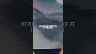 'The true joy of painting is when you share it with other people.'