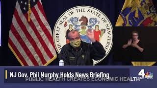 NJ Gov. Murphy Briefing on Isaias, Coronavirus