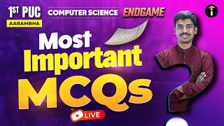 Computer Science 1st PUC: Topmost Important MCQ's You Must Know#computerscience #exampreparation
