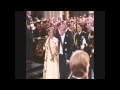 Binnenkomst Koningin Beatrix Nieuwe Kerk Amsterdam 30 april 1980