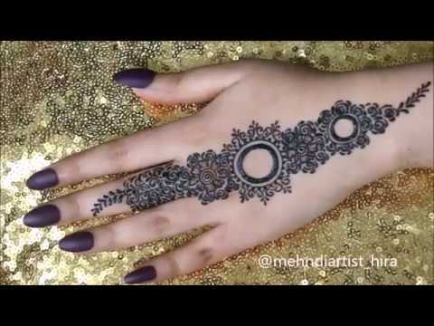 Latest Beautiful Arabic Jewellery Henna Mehndi Design For Hands