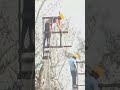 Construction overhead lines#electricalwork #electricalindia #########