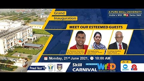 Inauguration of BSDU Skill Carnival 2021