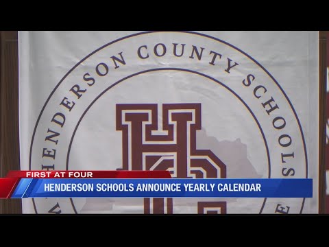 2024-25 School Year Calendar Announced for Henderson County Schools -  YouTube