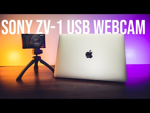 How to use your Sony ZV1 Camera as a USB Webcam on Mac // 3 Easy steps