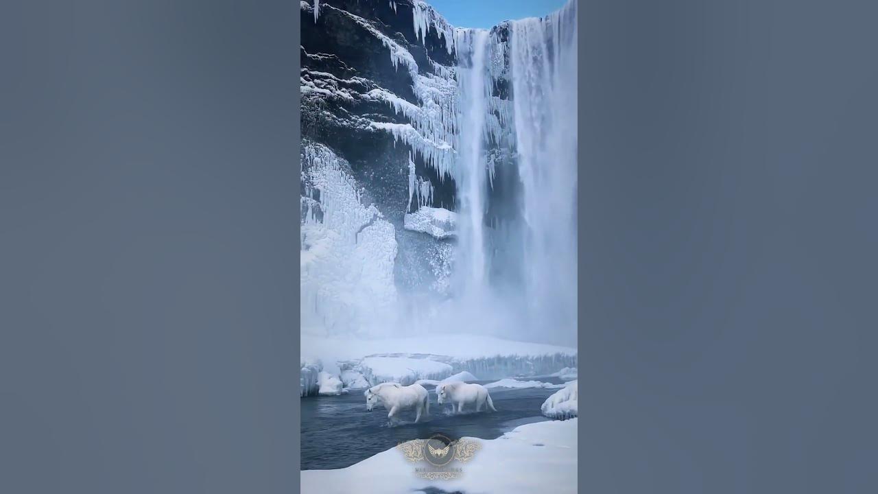 В облаках у водопада