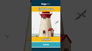 🇬🇧🇸🇰 lighthouse - maják : vocabulary builder : learn English : naučme sa anglicky