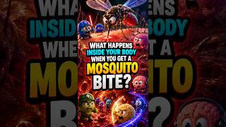 What Happens Inside Your Body When You Get a Mosquito Bite? 🦟 #trending #shortvideo
