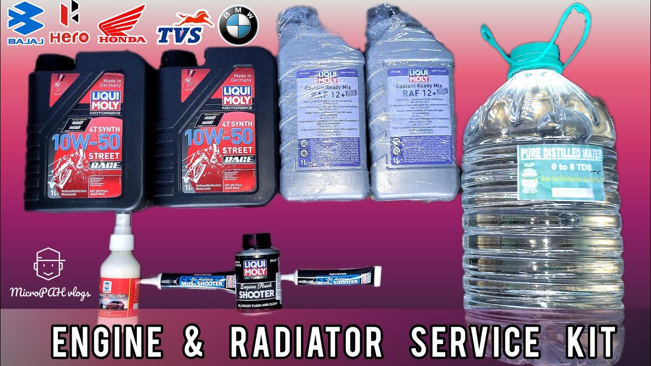 🥶SUPER COOL🥶ENGINE & RADIATOR SERVICE KIT FOR 200cc & ABOVE | KTM 390 | MicroPAH vlogs