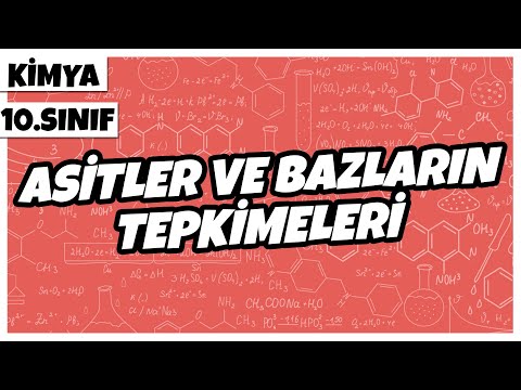 10. Sınıf Kimya - Asitler ve Bazların Tepkimeleri | 2022