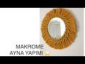 Makrome Ayna Yapımı 2. Model ❤️