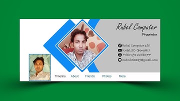 Awesome Facebook Cover Design   Photoshop Tutorial rubel180