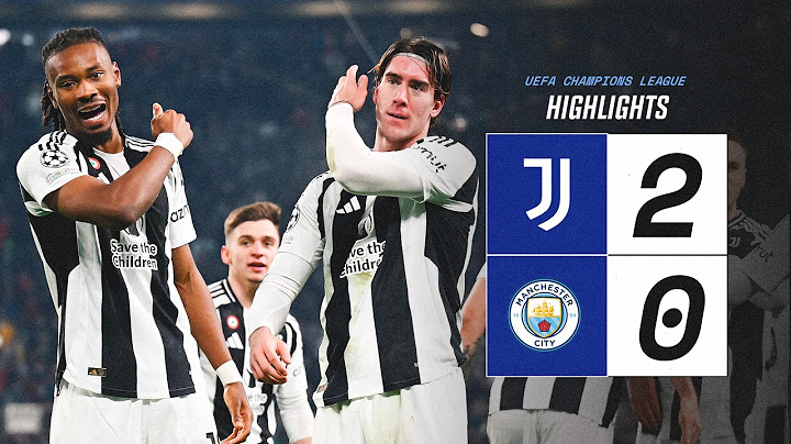 HIGHLIGHTS UCL | Juventus 2-0 Manchester City | Vlahović & McKennie Goals!