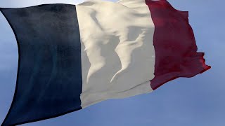 First Empire of France: National Anthem and Waving Flag