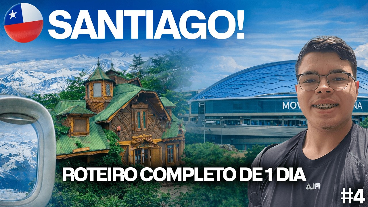 ROTEIRO COMPLETO de 1 DIA em SANTIAGO | Embalse el yeso, Chocolate, Museu e Valores – Nissin Trip #4