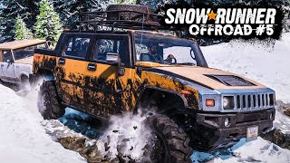 SNOWRUNNER #5: STROMMASTEN kontrollieren mit HUMMER und Scout! | OFFROAD Simulation