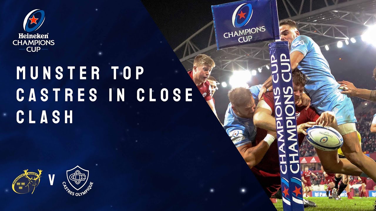 Highlights - Munster Rugby v Castres Olympique Round 2 │Heineken Champions Cup Rugby 2021/22