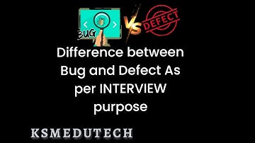 Difference between Bug and Defect in software testing|What is Bug and Defect?|Meaning of Bug&Defect