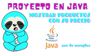 Proyecto en Java Netbeans || Mostrar Productos con su precio Usando arreglos