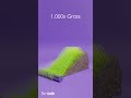 10.000 Grass Physics Simulation #asmr #animation