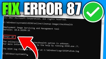 How To Fix DISM Error 87 (Cleanup-Image Option is Unknown)