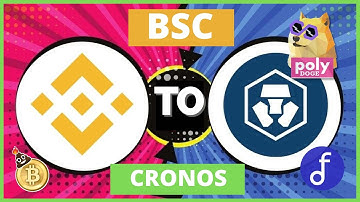 Quick BSC to CRONOS Bridge? + CRO x POLYDOGE FARMING!!