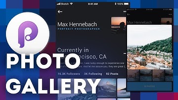 Advanced Photo Gallery • UI/UX Animations with Principle & Sketch (Tutorial)
