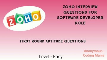 Zoho Off Campus Recruitment 2021 | 14/march/2021 Set | Afternoon | Aptitude Questions | Online test