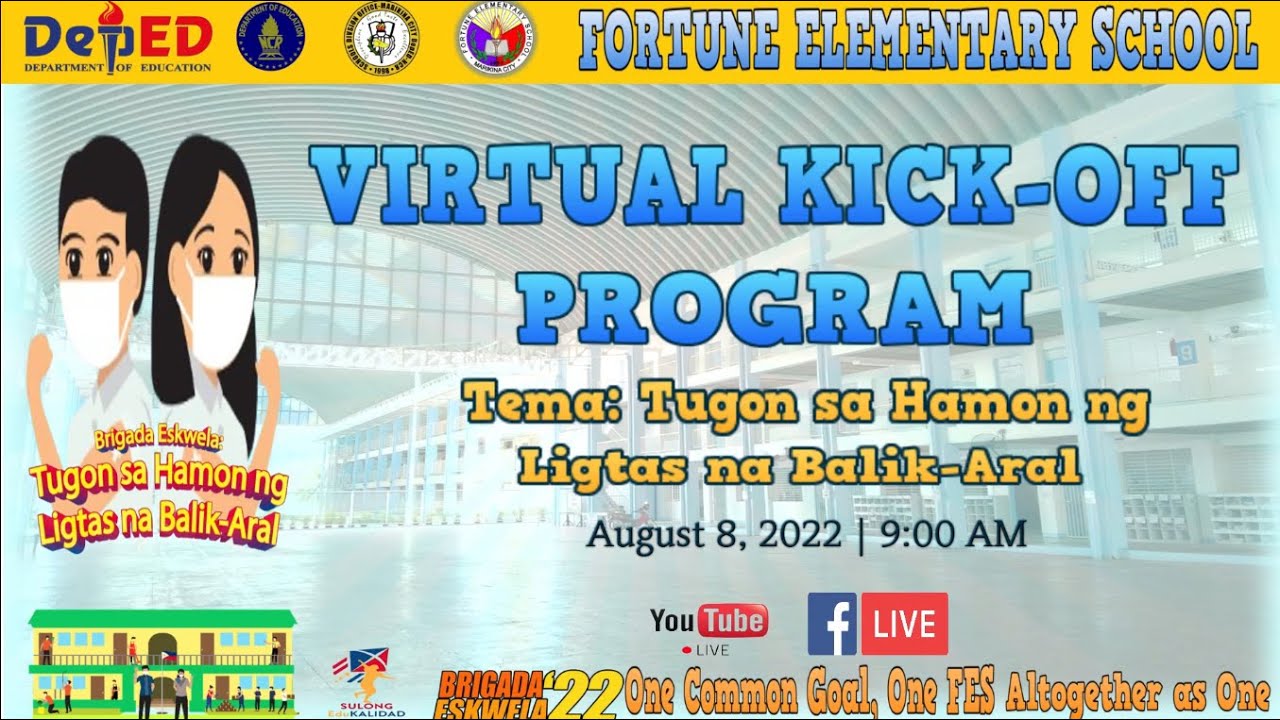BRIGADA ESKWELA VIRTUAL KICK OFF - YouTube