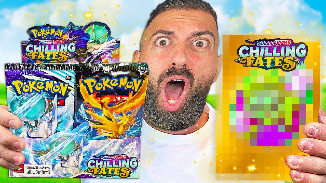 chilling fates booster box Pokemon Sword & Shield Reign each packed with 10 cards Pokemon Sword Shield Chilling Reign