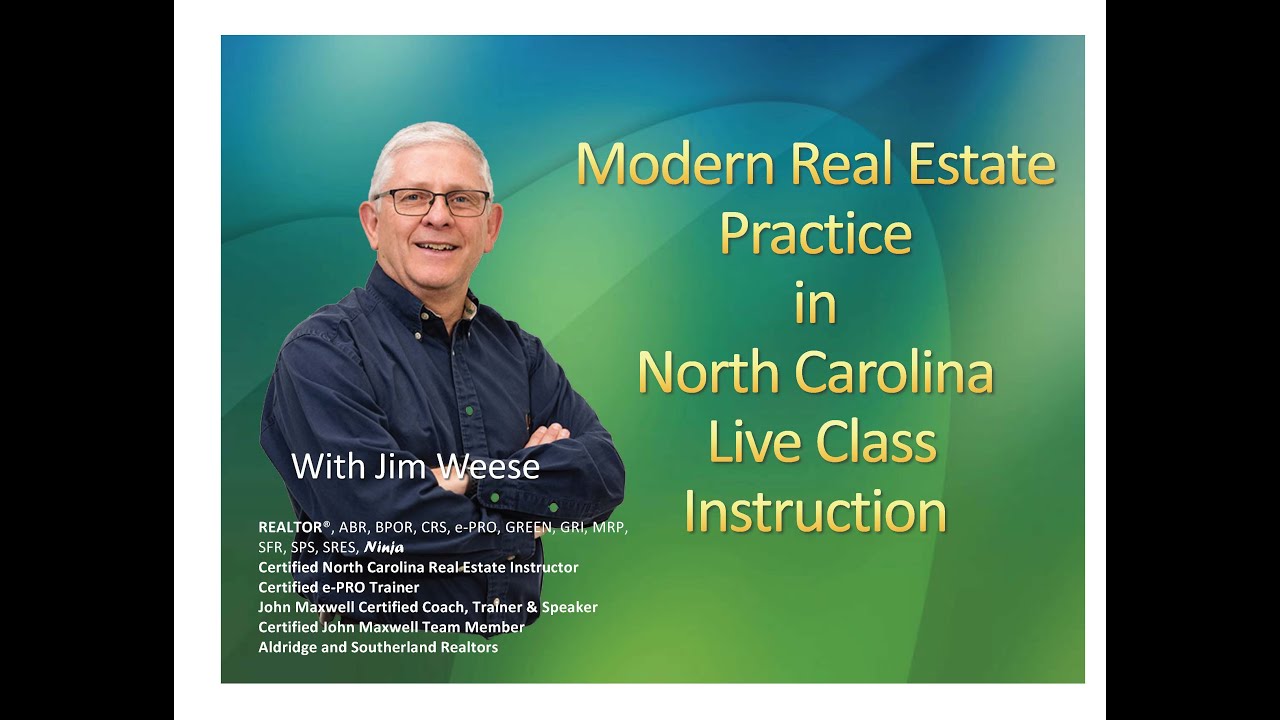 PCC Pre Licensing Class 1 1 18 24 Modern Real Estate Practice In NC Pcc pre licensing class 1 1 18 24 modern real estate practice in nc