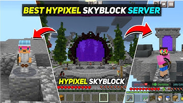 The Best Hypixel Skyblock Server For Minecraft Pe!!