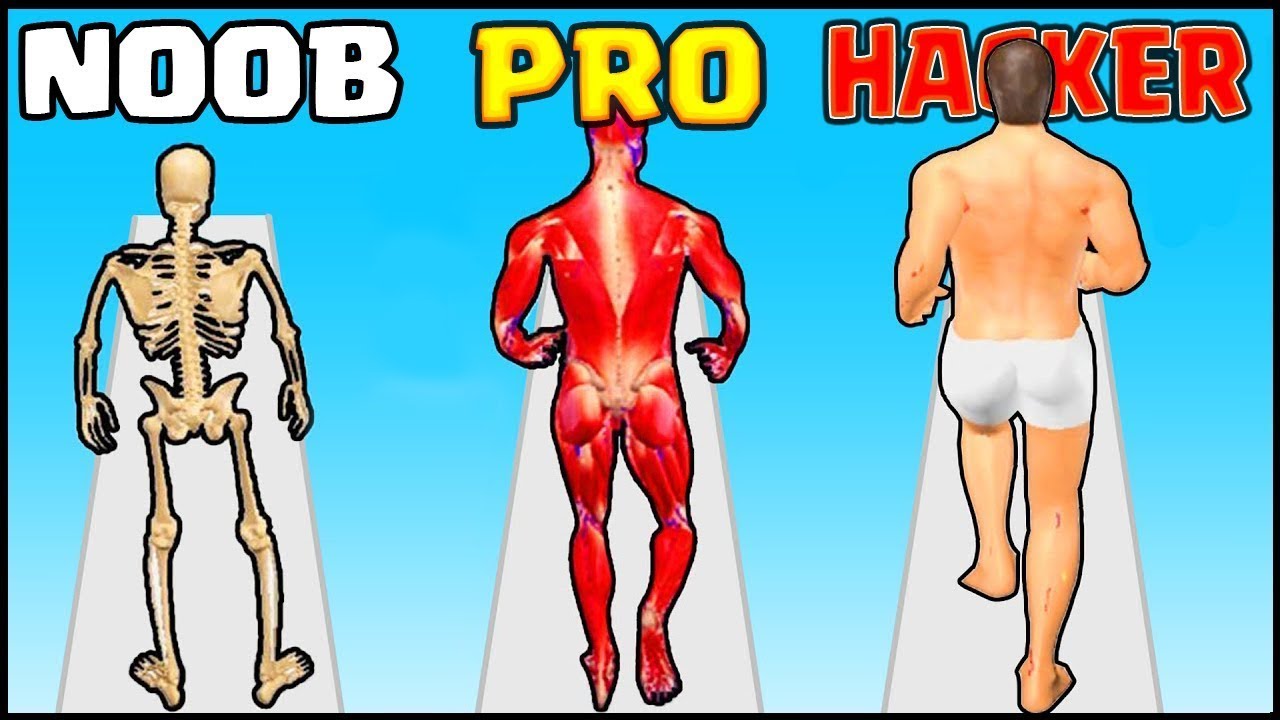 MAX LEVEL in Human Run! All Levels Gameplay iOS, Android