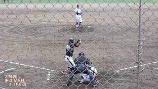 2018/8/24 JFE西日本・河野竜生投手の投球（全56球）4回7奪三振