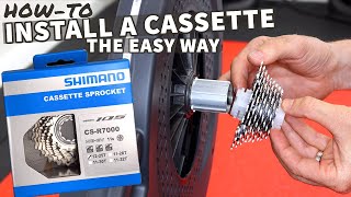 How to Install a Bicycle Cassette - The EASY Way! Resimi