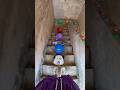 👣🎈💥Challenge the staircase obstacle course and pop the colorful balloons!#shorts