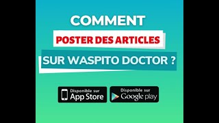 How to post articles on Waspito doctor app. screenshot 2