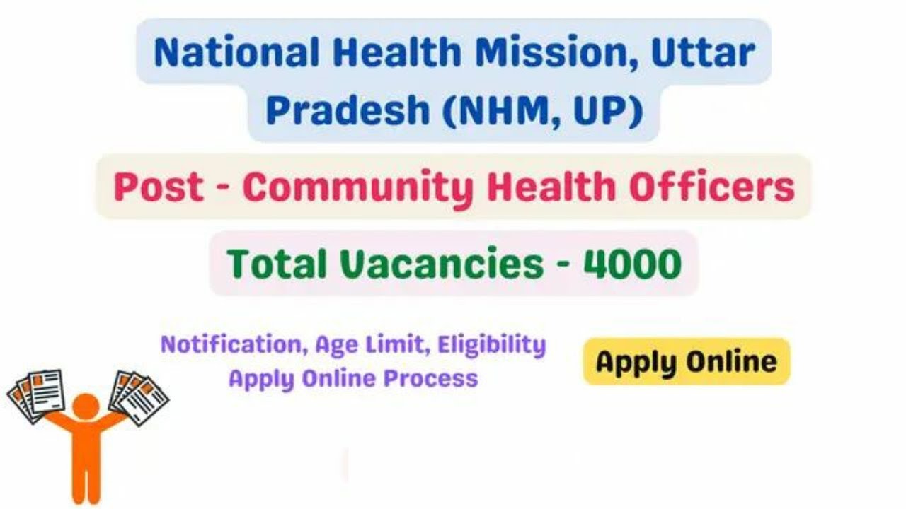 UP NHM Community Health Officer CHO Recruitment 2022 Apply Online for 4000 Post