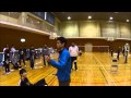 バドミントン 衝撃の瞬間