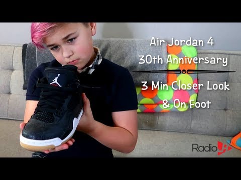 A 3 Min Closer Look & On Foot | AIR JORDAN 4 30th Anniversary Black Gum