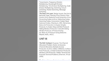 Data Communication & Networking Syllabus ||MCA|| @BCAwithMannu