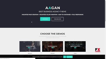 Aagan - Agency, Startup WordPress Theme