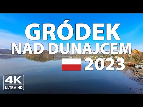 Grodek Nad Dunajcem, Poland ☀️ Walking Tour 4K