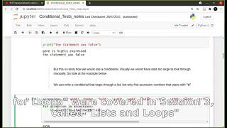 5.2. 'if' statement inside a for loop AND using enumerate