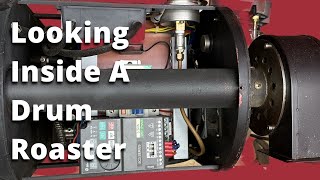 Looking Inside A Commercial Coffee Drum Roaster